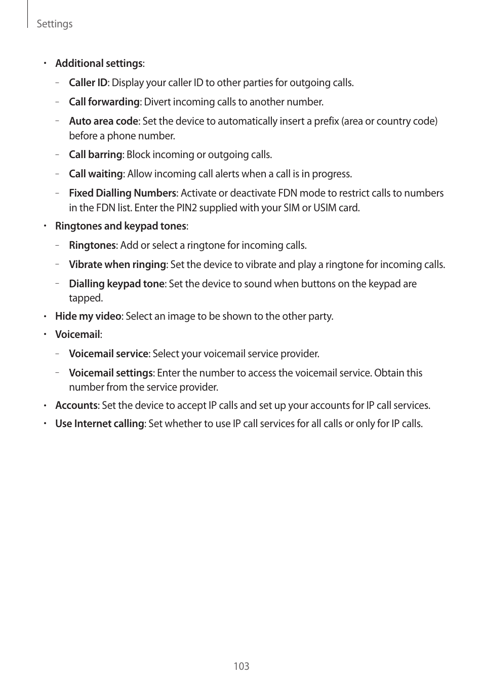 Samsung Galaxy Grand Prime User Manual | Page 103 / 133