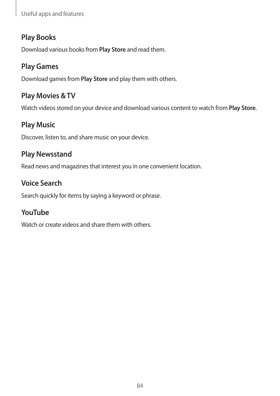 Samsung Galaxy Grand Prime User Manual | Page 84 / 133