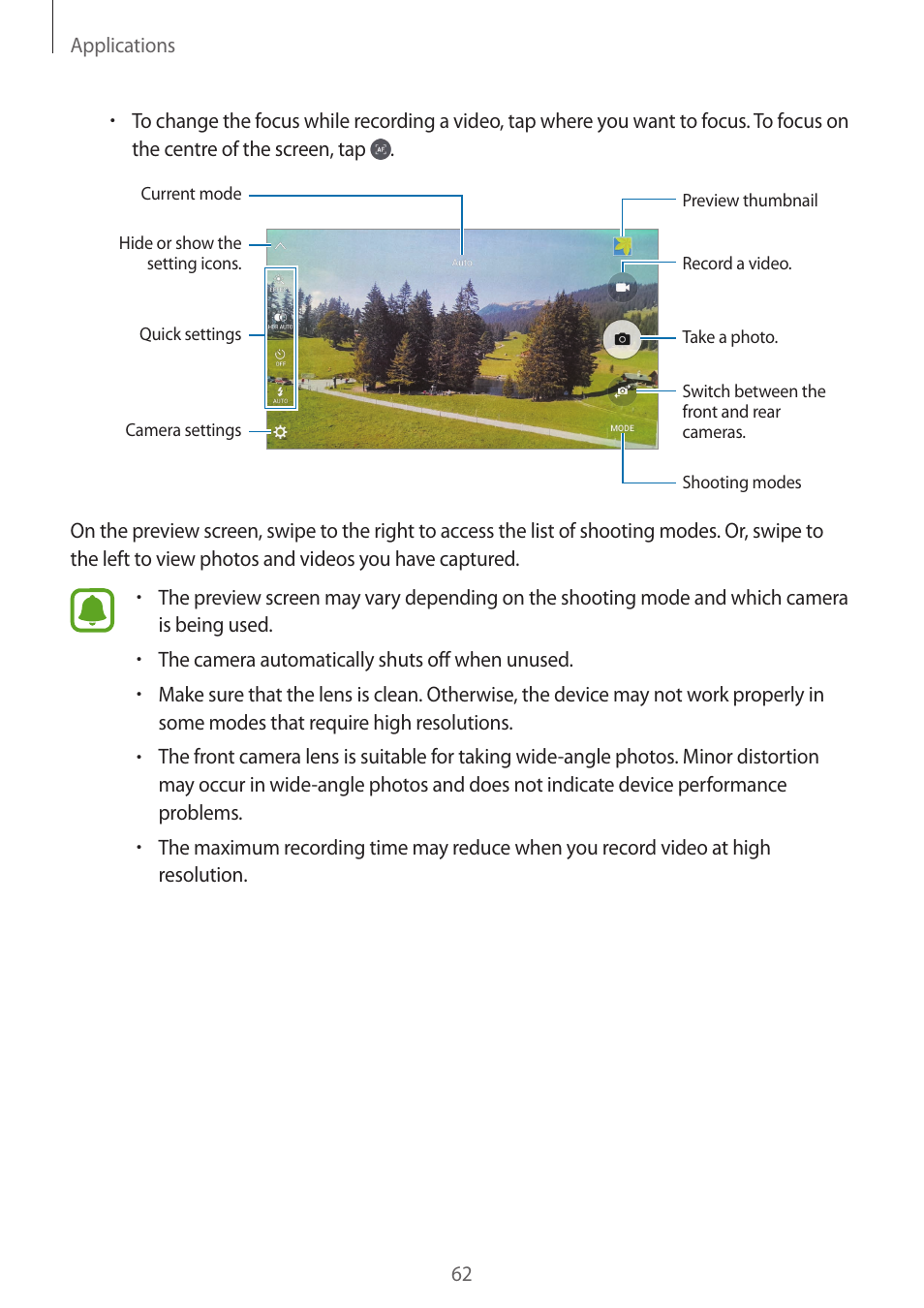 Samsung Galaxy S6 Edge User Manual | Page 62 / 145