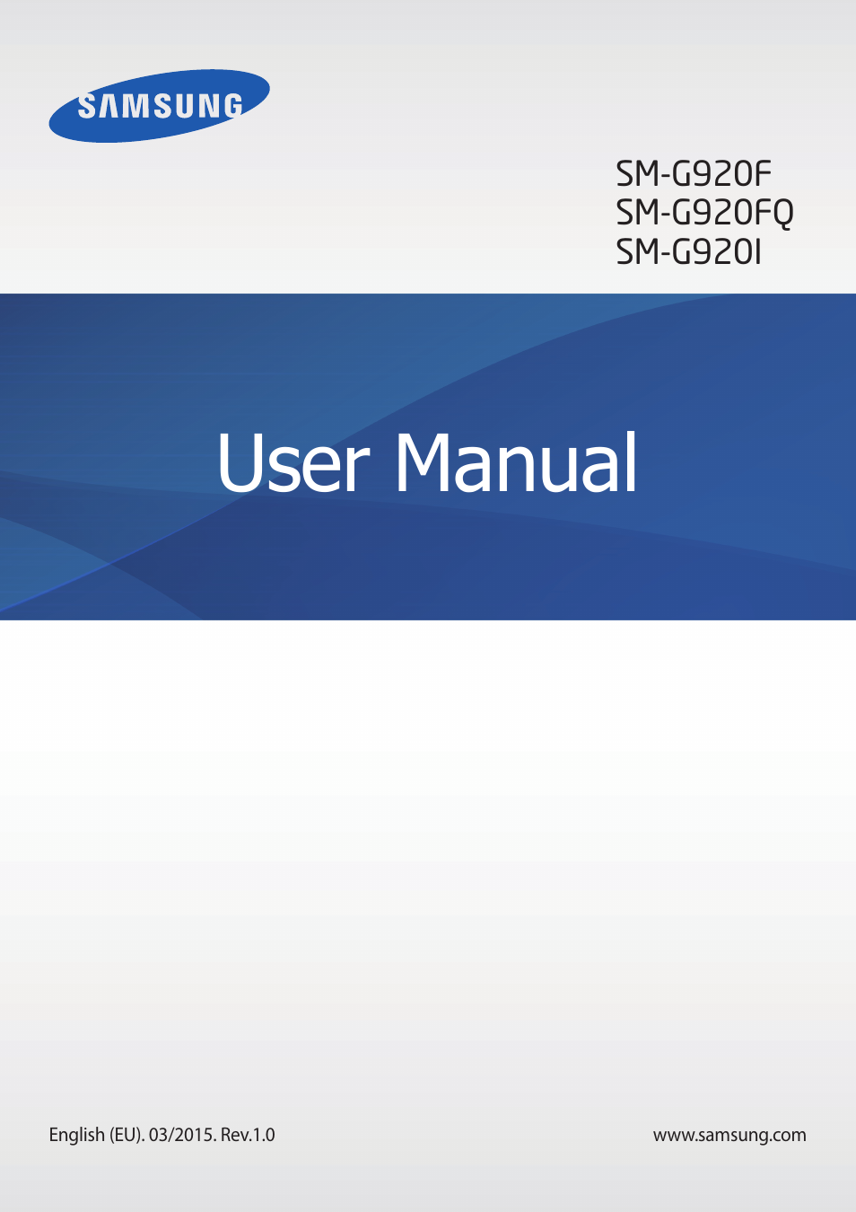 Samsung Galaxy S6 User Manual | 140 pages