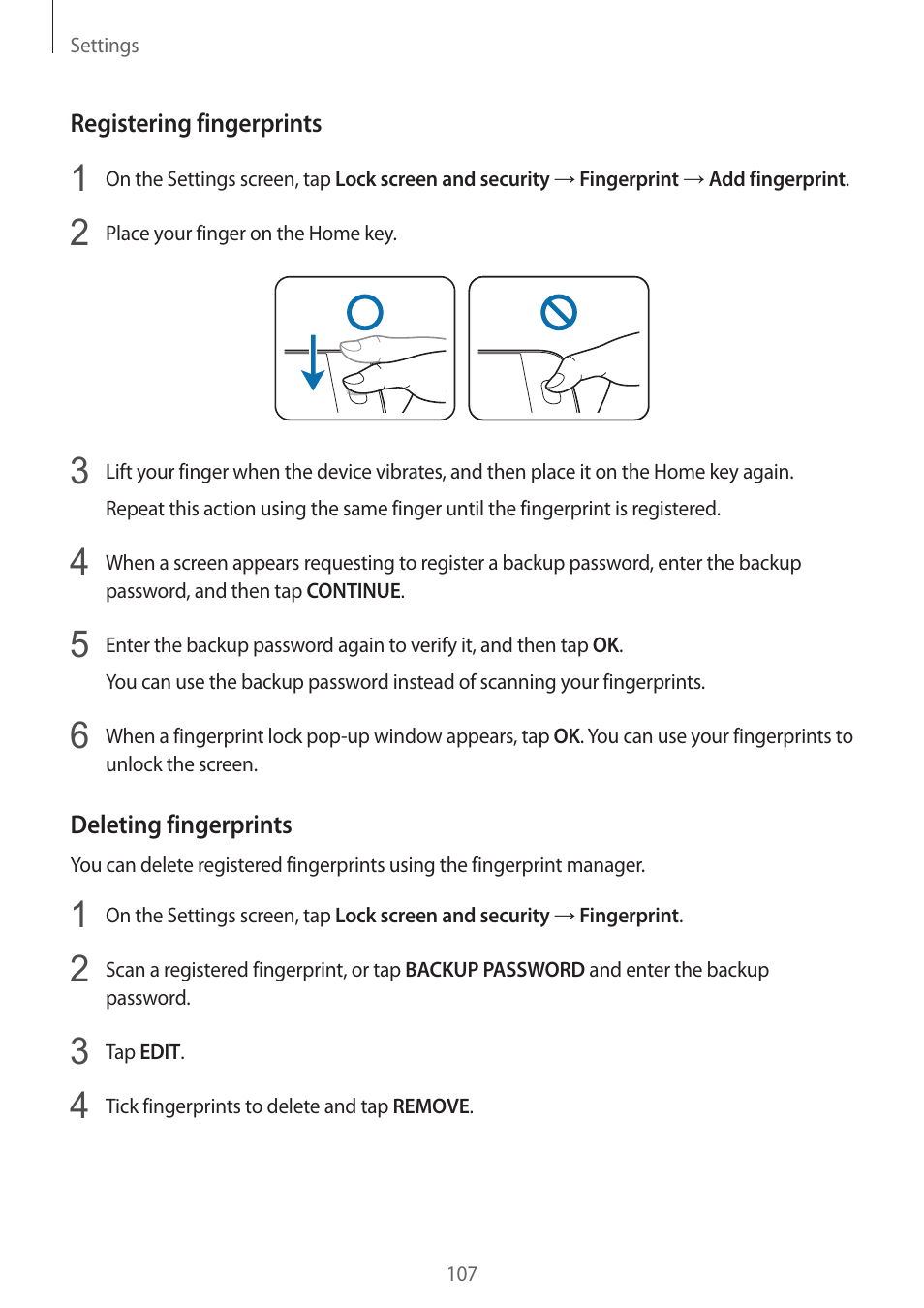 Samsung Galaxy S6 User Manual | Page 107 / 140