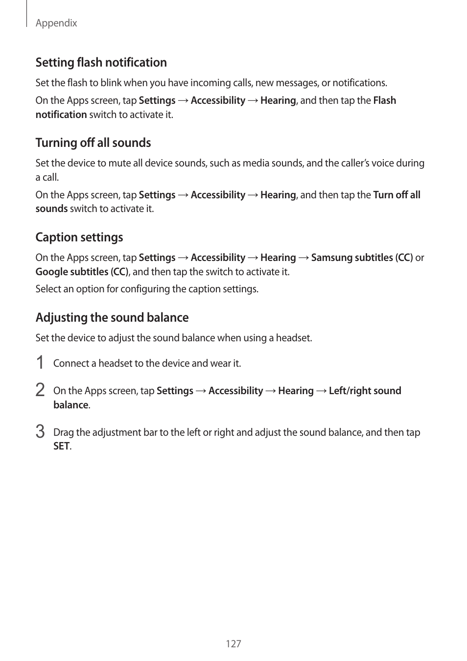 Samsung Galaxy S6 User Manual | Page 127 / 140
