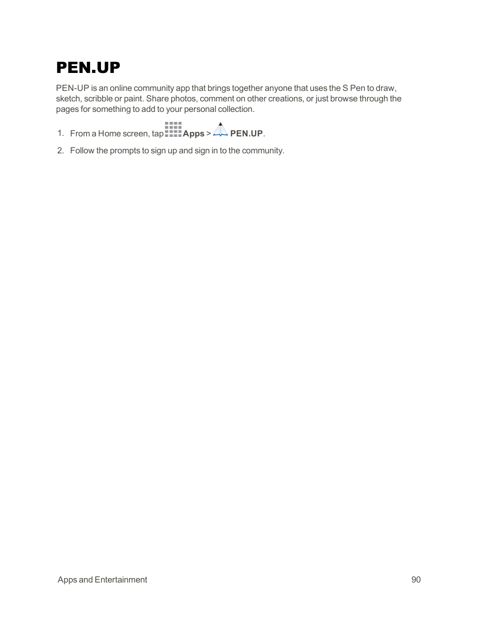 Pen.up | Samsung Galaxy Note Edge User Manual | Page 102 / 236