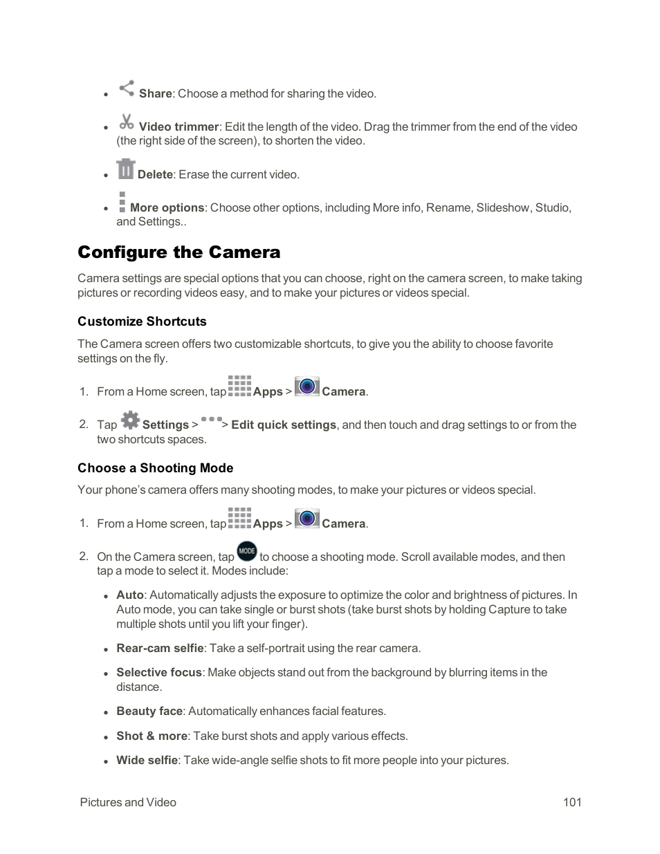 Configure the camera | Samsung Galaxy Note Edge User Manual | Page 113 / 236
