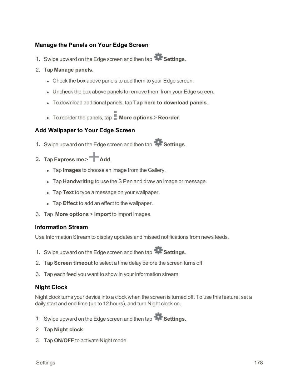 Samsung Galaxy Note Edge User Manual | Page 190 / 236
