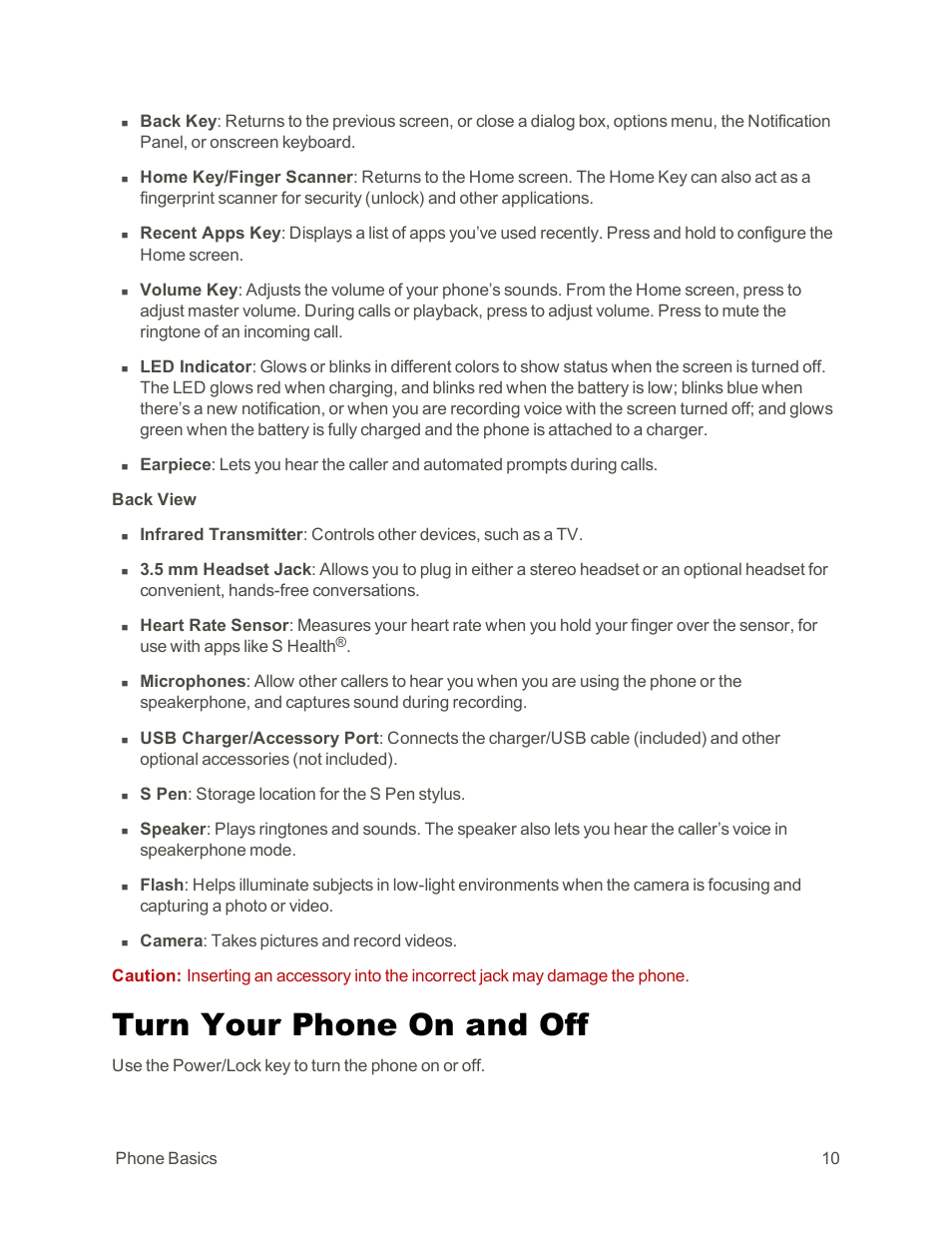 Turn your phone on and off | Samsung Galaxy Note Edge User Manual | Page 22 / 236