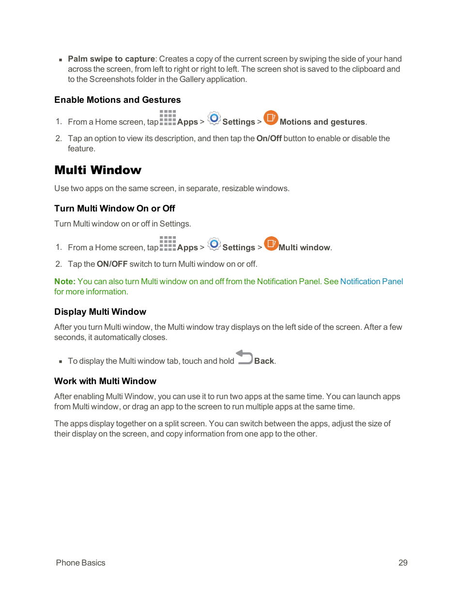 Multi window | Samsung Galaxy Note Edge User Manual | Page 41 / 236