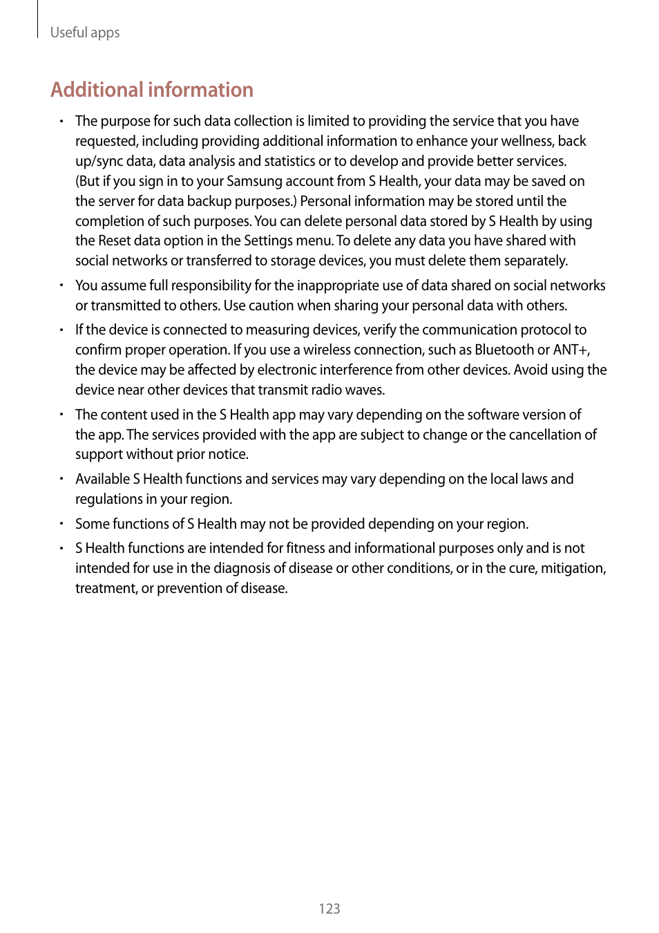 Additional information | Samsung Galaxy Note Edge User Manual | Page 123 / 208