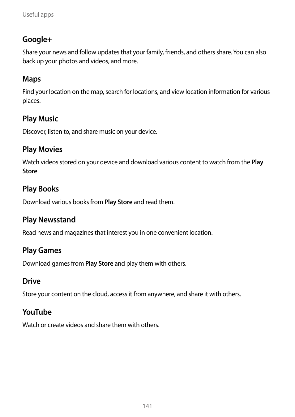 Samsung Galaxy Note Edge User Manual | Page 141 / 208