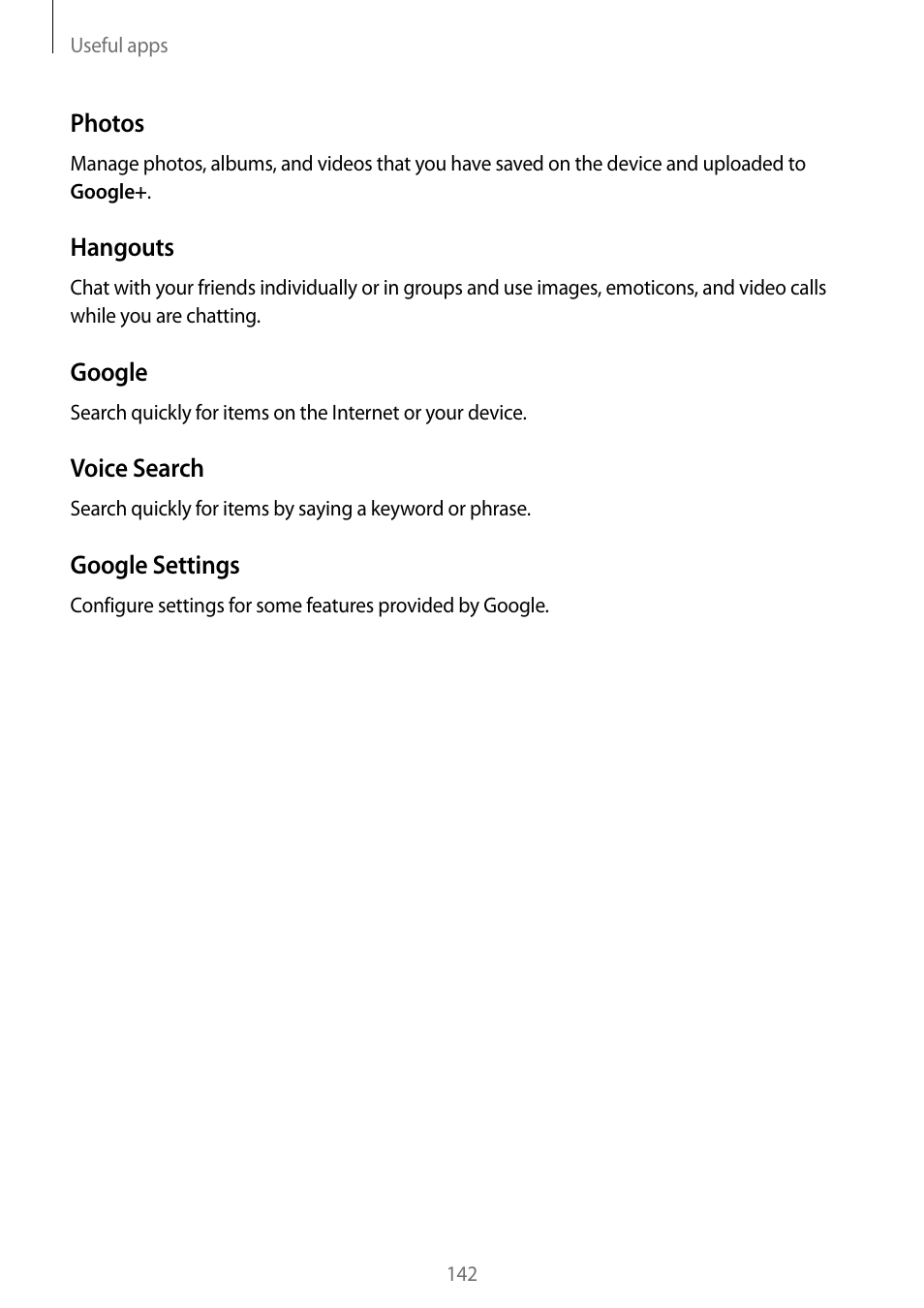 Samsung Galaxy Note Edge User Manual | Page 142 / 208