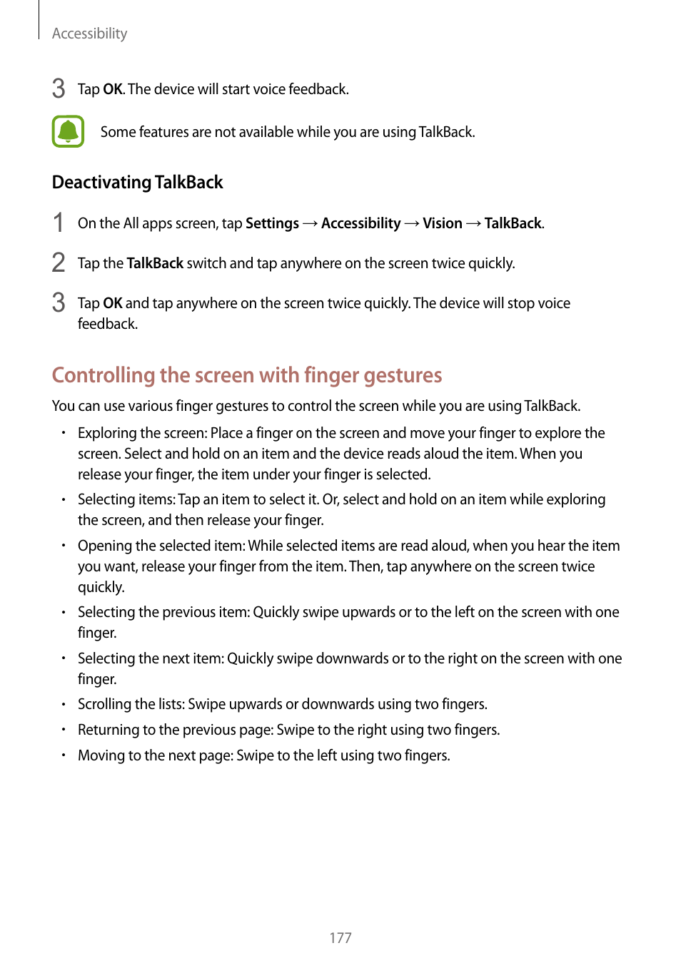 Controlling the screen with finger gestures | Samsung Galaxy Note Edge User Manual | Page 177 / 208