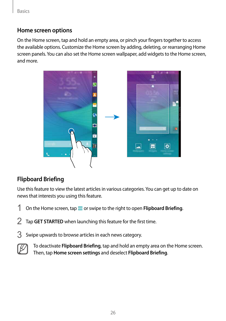 Samsung Galaxy Note Edge User Manual | Page 26 / 208