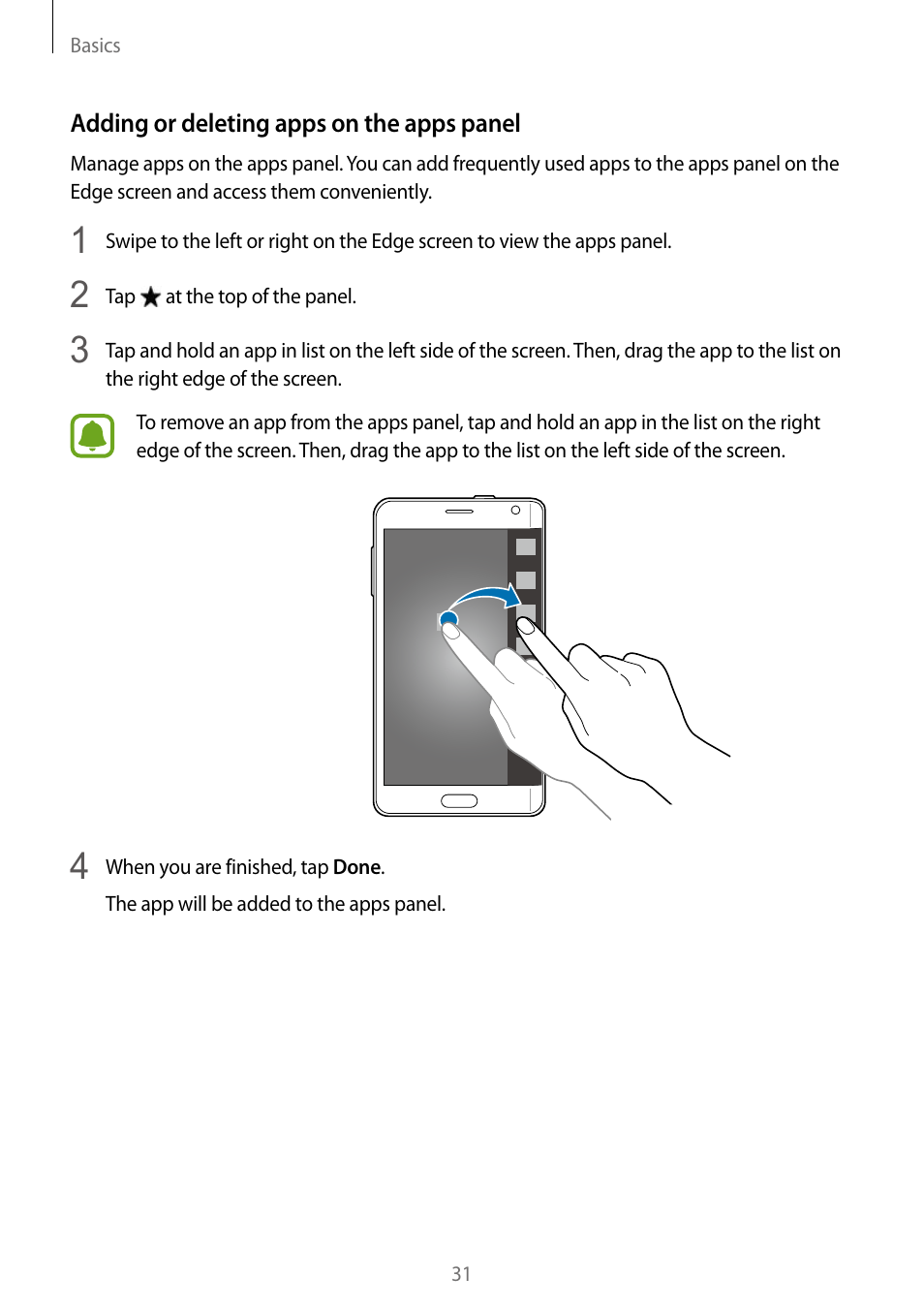 Samsung Galaxy Note Edge User Manual | Page 31 / 208