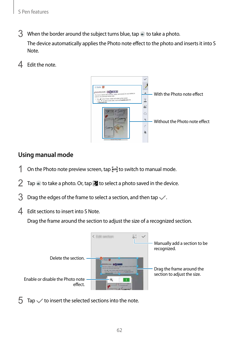 Samsung Galaxy Note Edge User Manual | Page 62 / 208