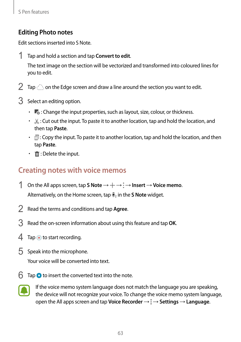 Samsung Galaxy Note Edge User Manual | Page 63 / 208