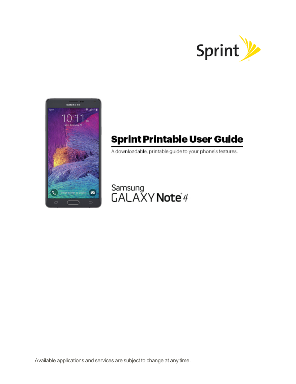 Samsung Galaxy Note 4 User Manual | 213 pages