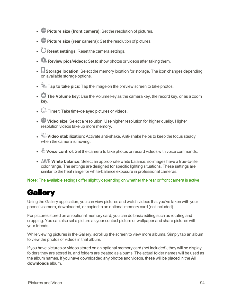 Gallery | Samsung Galaxy Note 4 User Manual | Page 105 / 213