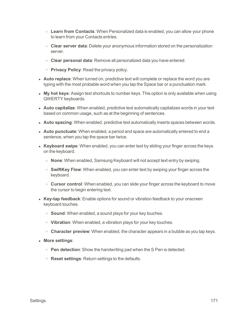Samsung Galaxy Note 4 User Manual | Page 182 / 213
