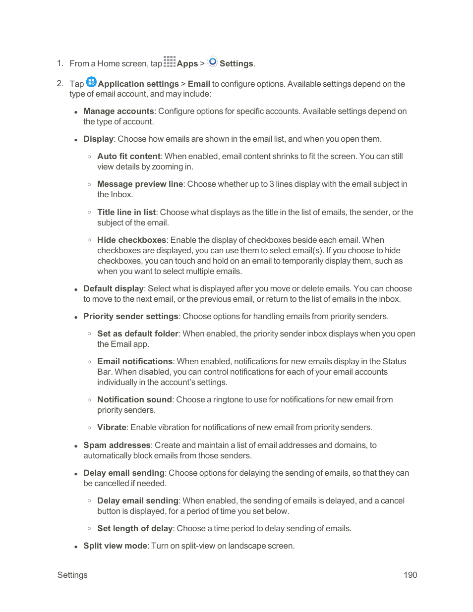 Samsung Galaxy Note 4 User Manual | Page 201 / 213