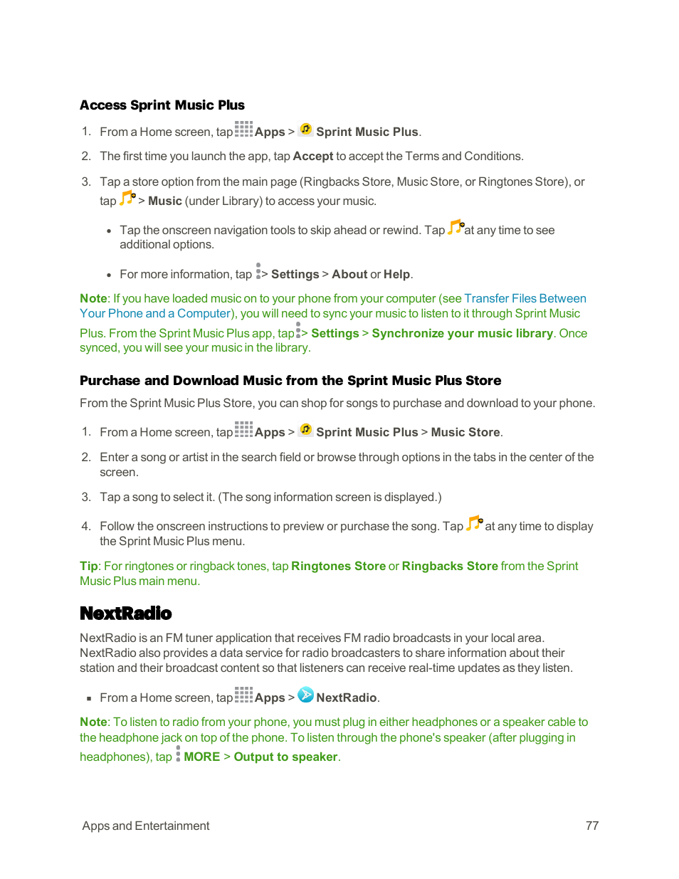 Nextradio | Samsung Galaxy Note 4 User Manual | Page 88 / 213