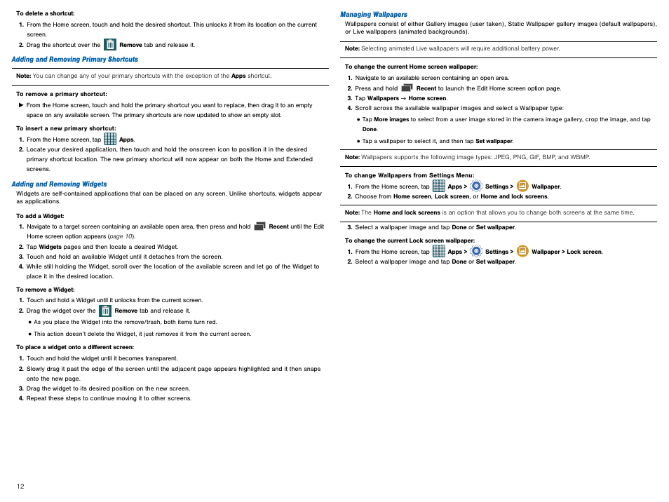 Samsung Galaxy Avant User Manual | Page 17 / 92