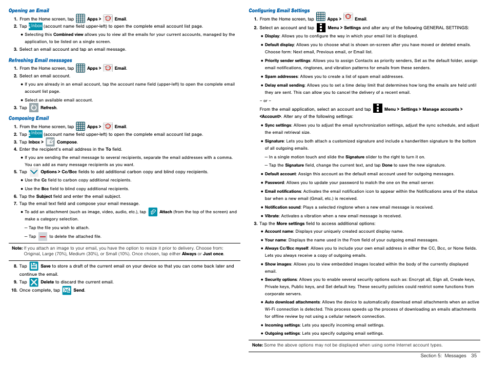 Samsung Galaxy Avant User Manual | Page 40 / 92