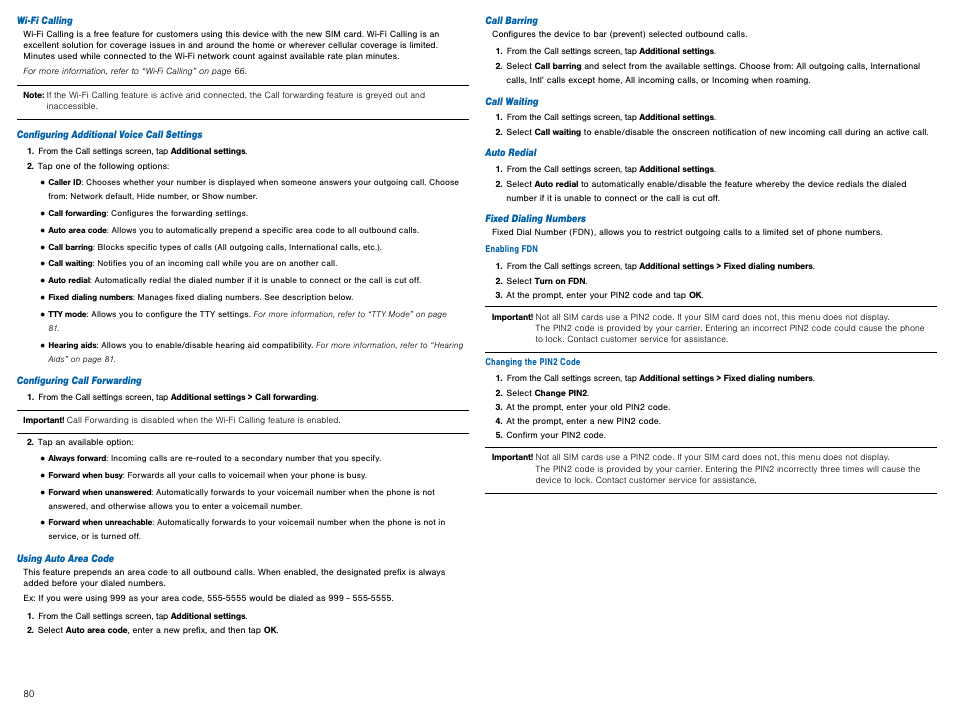 Samsung Galaxy Avant User Manual | Page 85 / 92
