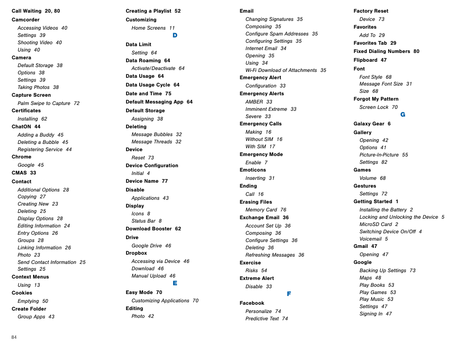 Samsung Galaxy Avant User Manual | Page 89 / 92
