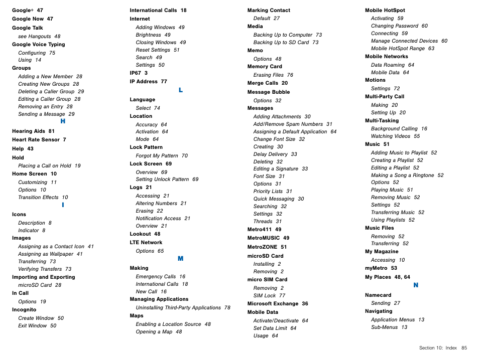 Samsung Galaxy Avant User Manual | Page 90 / 92