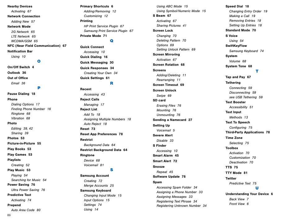 Samsung Galaxy Avant User Manual | Page 91 / 92