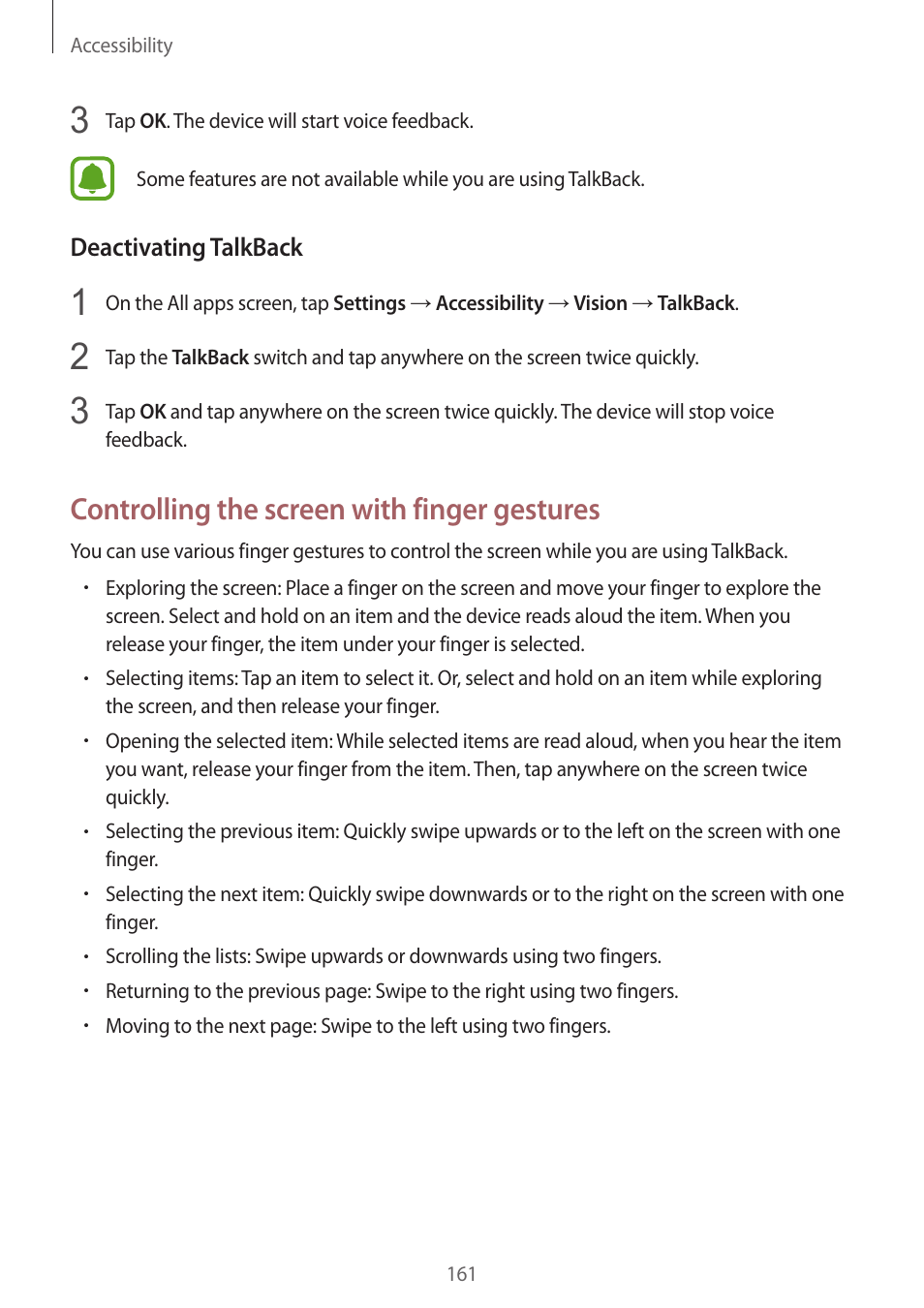Controlling the screen with finger gestures | Samsung Galaxy Note 4 User Manual | Page 161 / 192