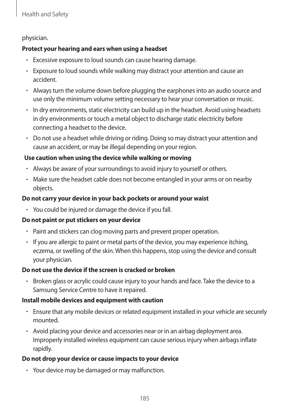 Samsung Galaxy Note 4 User Manual | Page 185 / 192