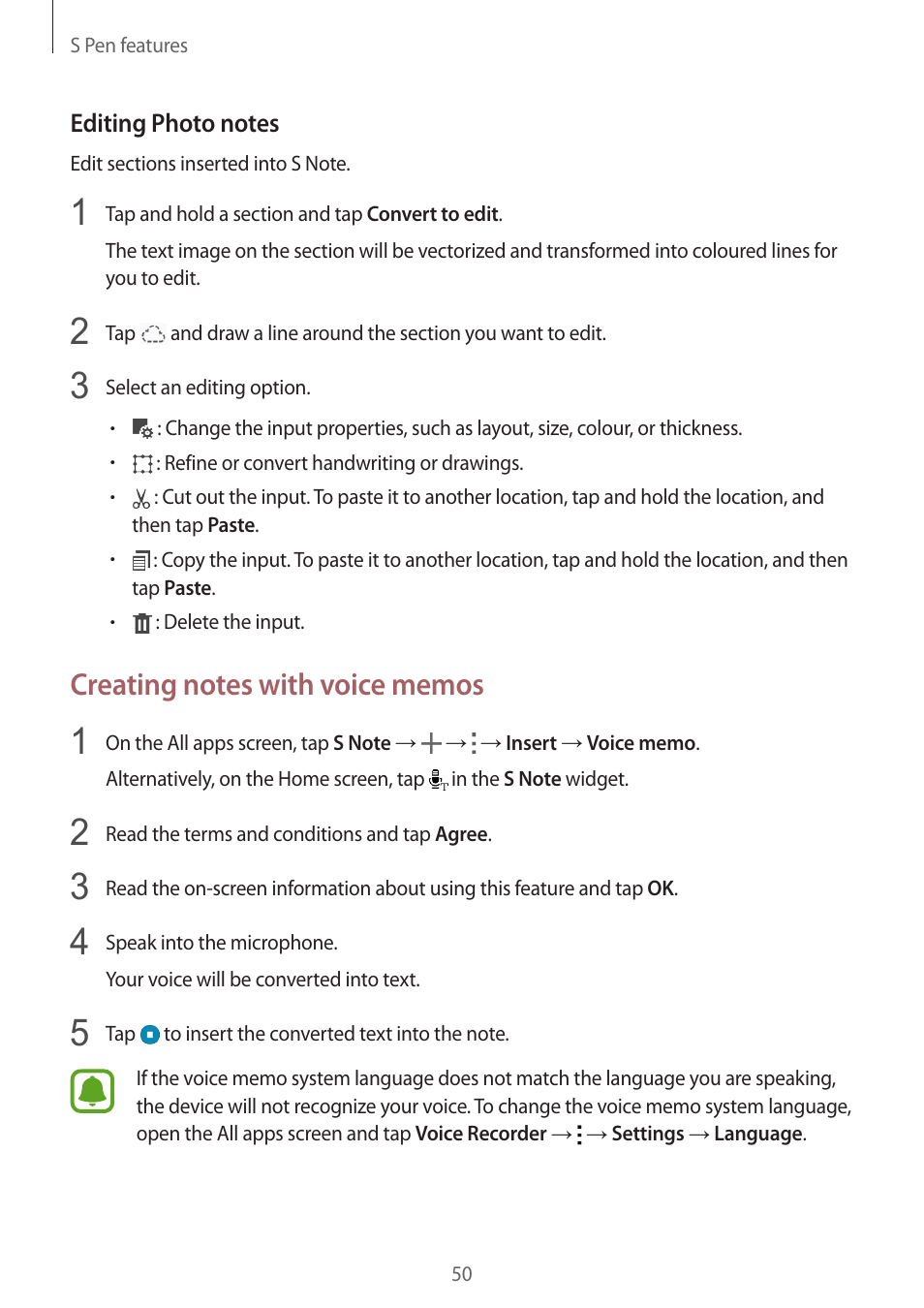 Samsung Galaxy Note 4 User Manual | Page 50 / 192
