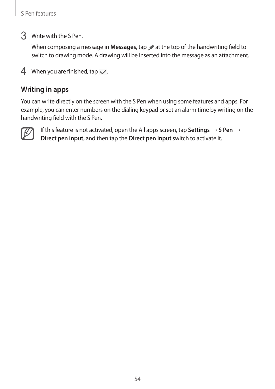 Samsung Galaxy Note 4 User Manual | Page 54 / 192