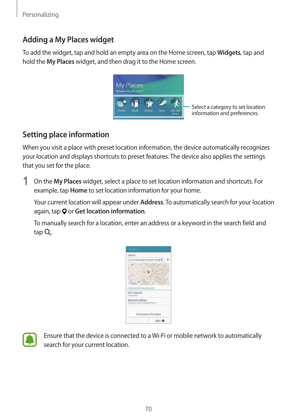 Samsung Galaxy Note 4 User Manual | Page 70 / 192