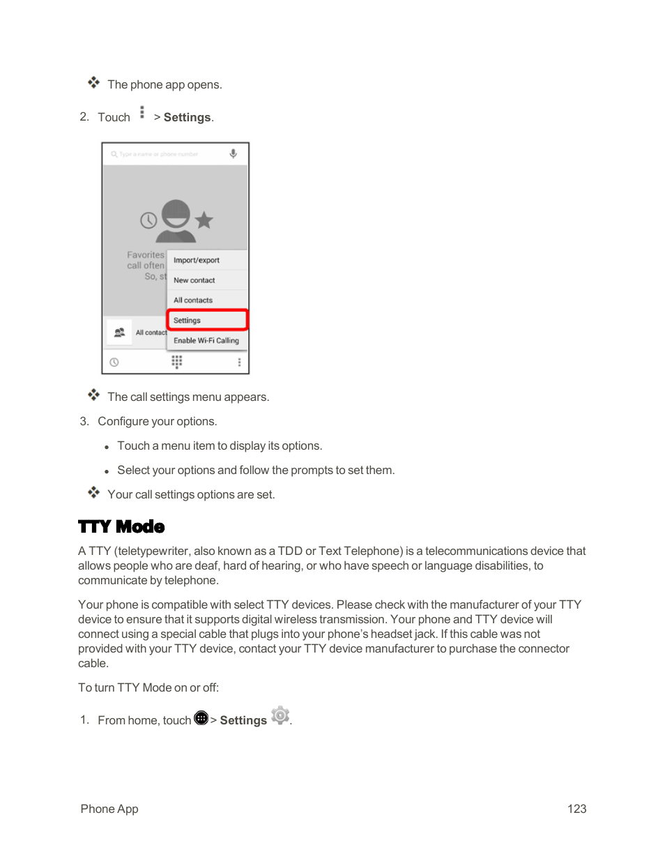 Tty mode | Sharp AQUOS Crystal User Manual | Page 132 / 448