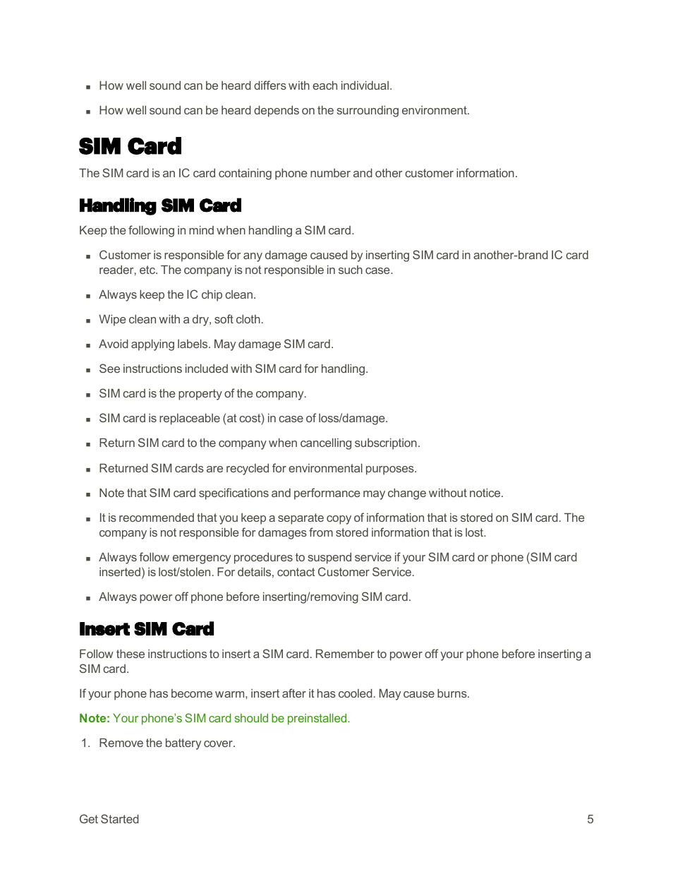 Sim card, Handling sim card, Insert sim card | Sharp AQUOS Crystal User Manual | Page 14 / 448