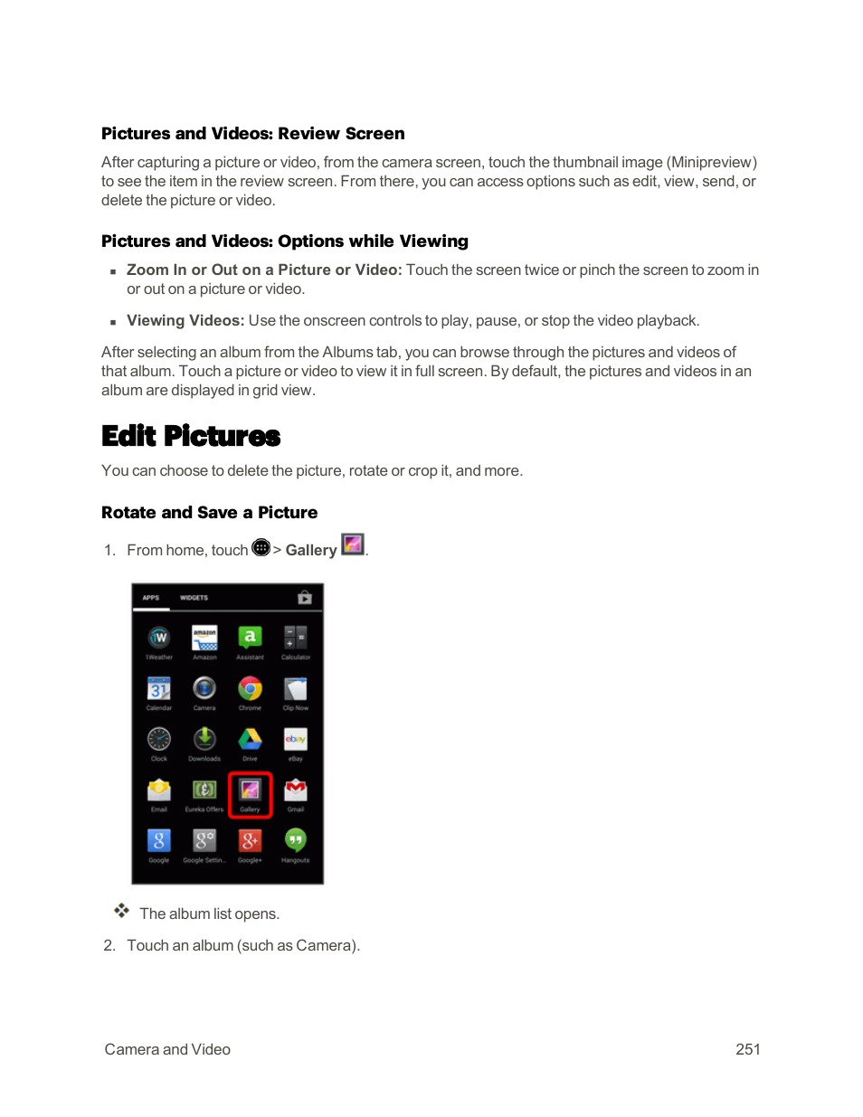 Edit pictures | Sharp AQUOS Crystal User Manual | Page 260 / 448