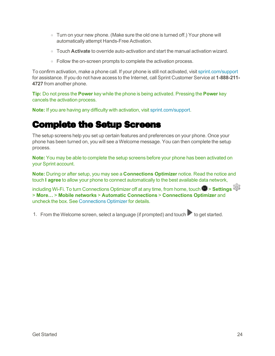 Complete the setup screens, Complete the, Setup screens | For details | Sharp AQUOS Crystal User Manual | Page 33 / 448