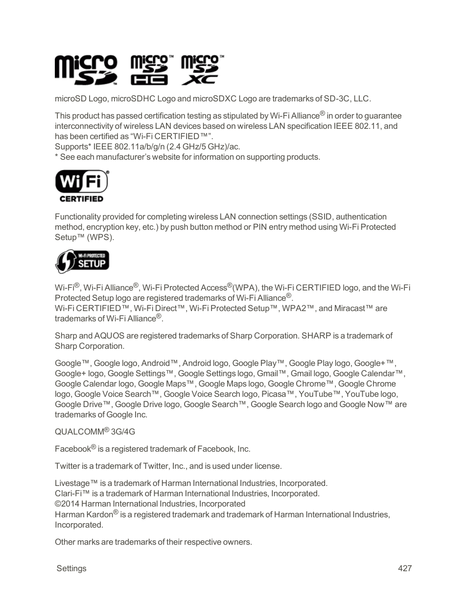 Sharp AQUOS Crystal User Manual | Page 436 / 448