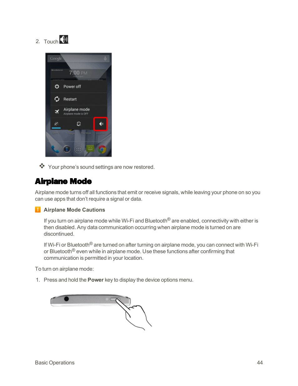 Airplane mode | Sharp AQUOS Crystal User Manual | Page 53 / 448