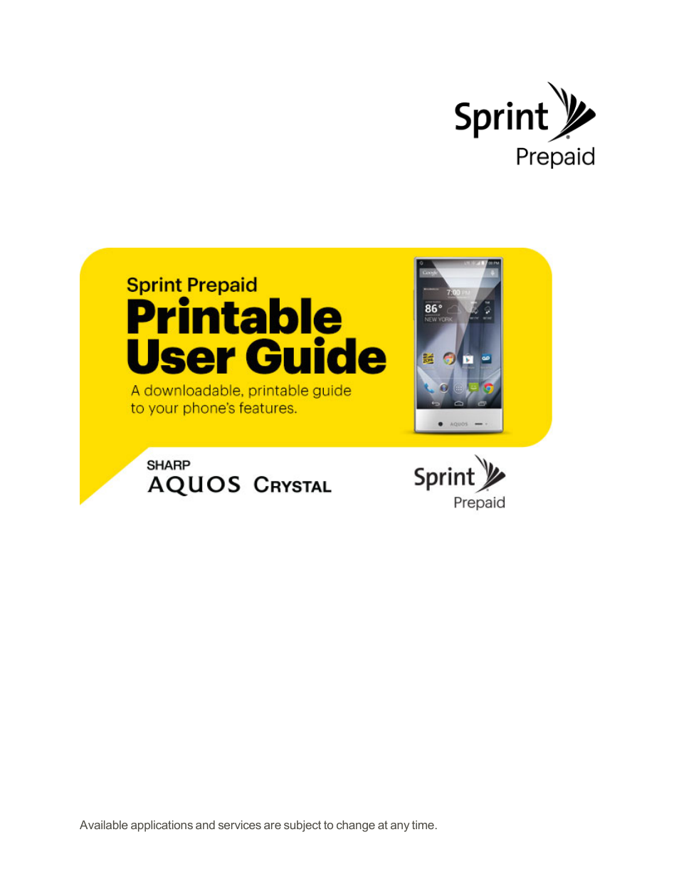 Sharp AQUOS Crystal User Manual | 171 pages