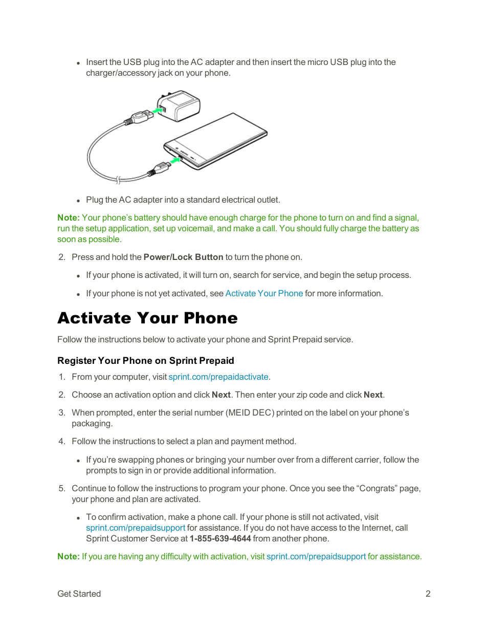 Activate your phone | Sharp AQUOS Crystal User Manual | Page 12 / 171