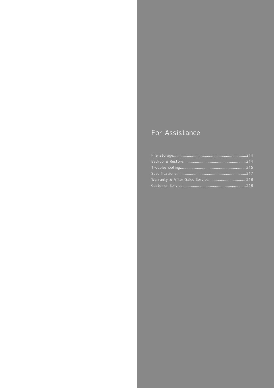 For assistance | Sharp AQUOS Crystal User Manual | Page 215 / 240