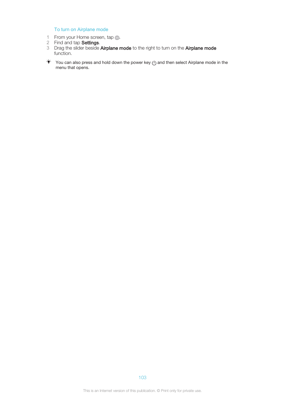 Sony XPERIA Z3v User Manual | Page 103 / 116