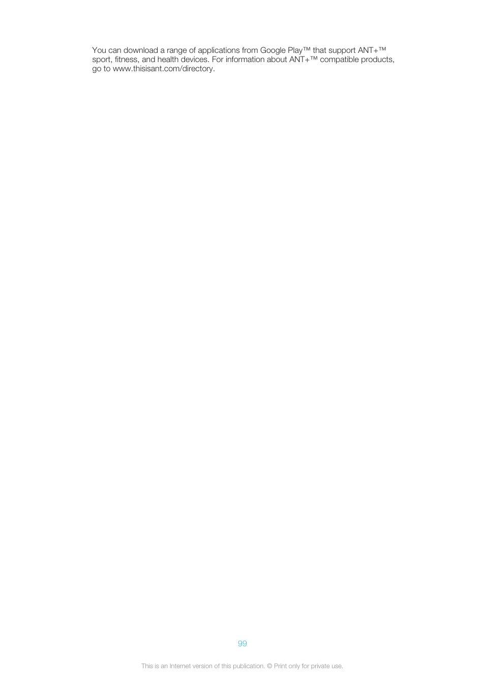 Sony XPERIA Z3v User Manual | Page 99 / 116