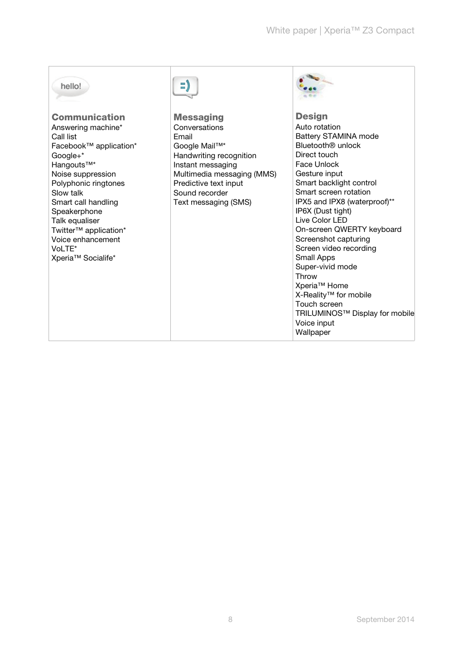 Sony Xperia Z3 Compact User Manual | Page 10 / 24