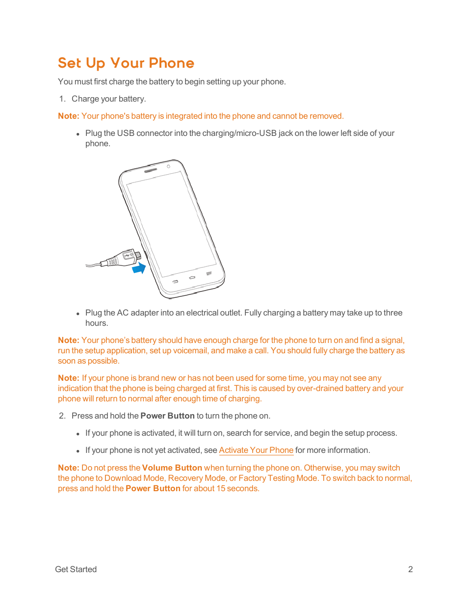 Set up your phone | ZTE Speed User Manual | Page 12 / 162