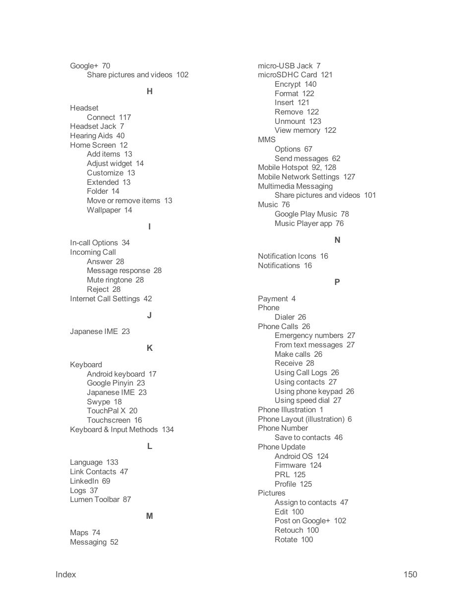 ZTE Speed User Manual | Page 160 / 162