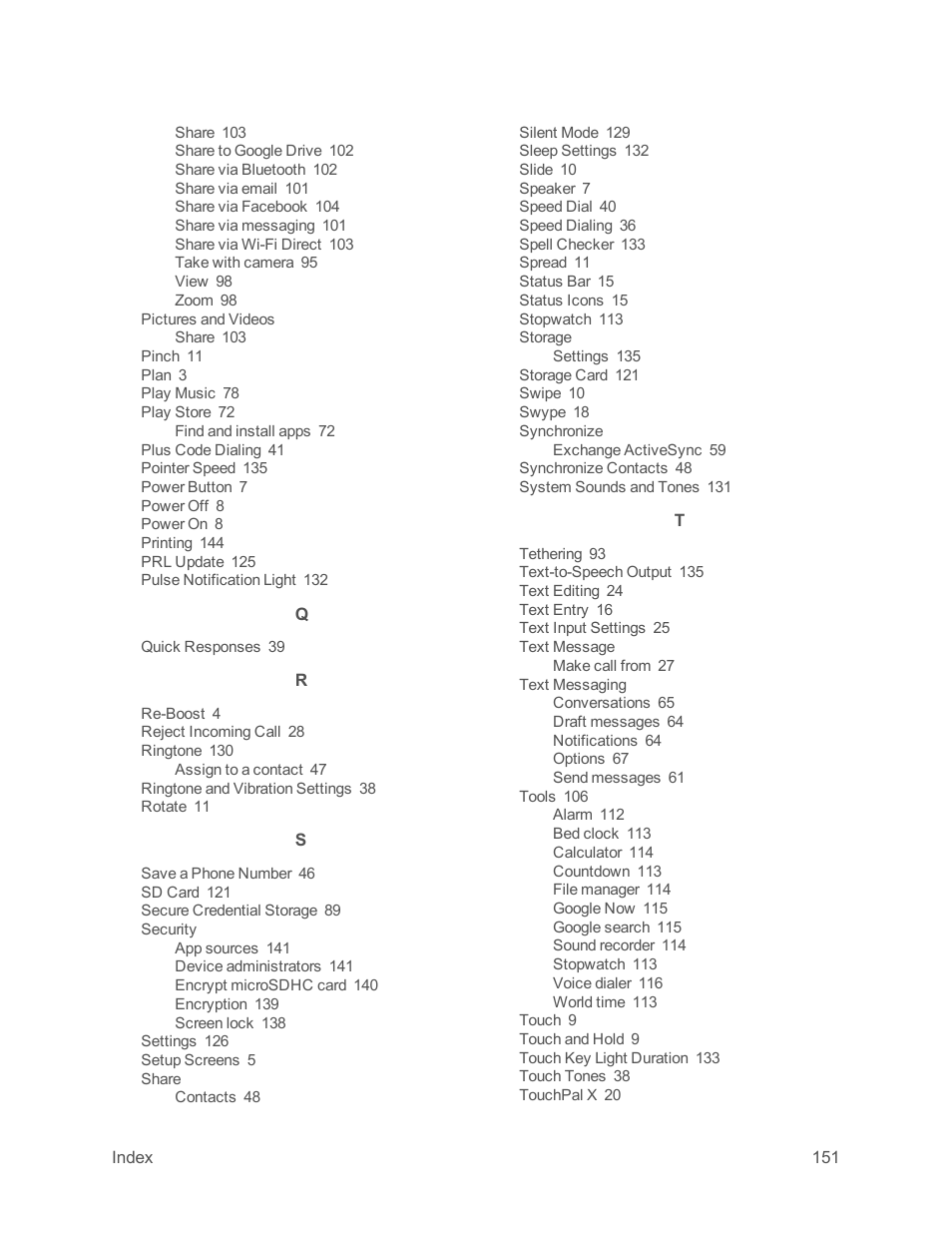 ZTE Speed User Manual | Page 161 / 162